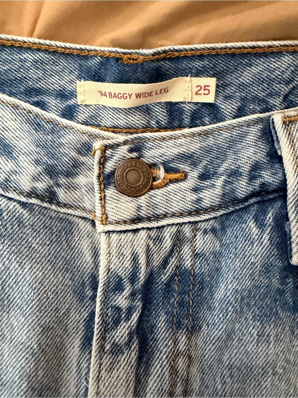 Levi's Light Blue '94 Baggy Wide Leg Jeans